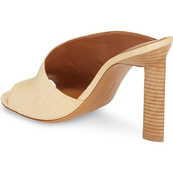 Mercedes Castillo Paulina Raffia Mule Sandal Shoes - Picture 2 of 8